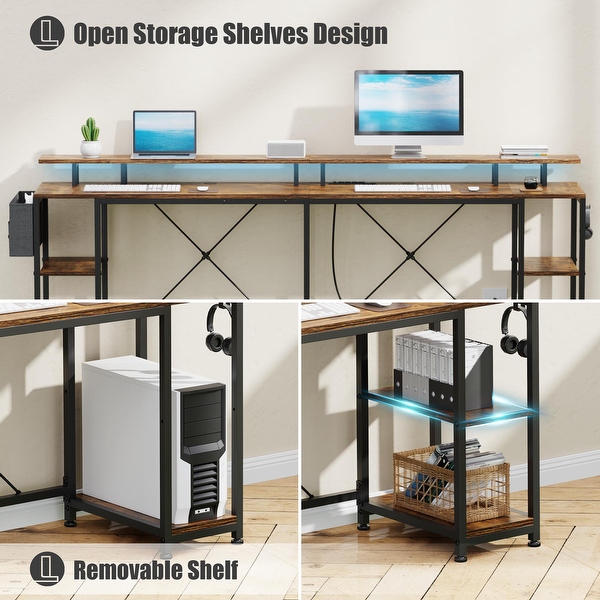 L Shaped Gaming Desk 95 L Shaped Gaming Desk 95