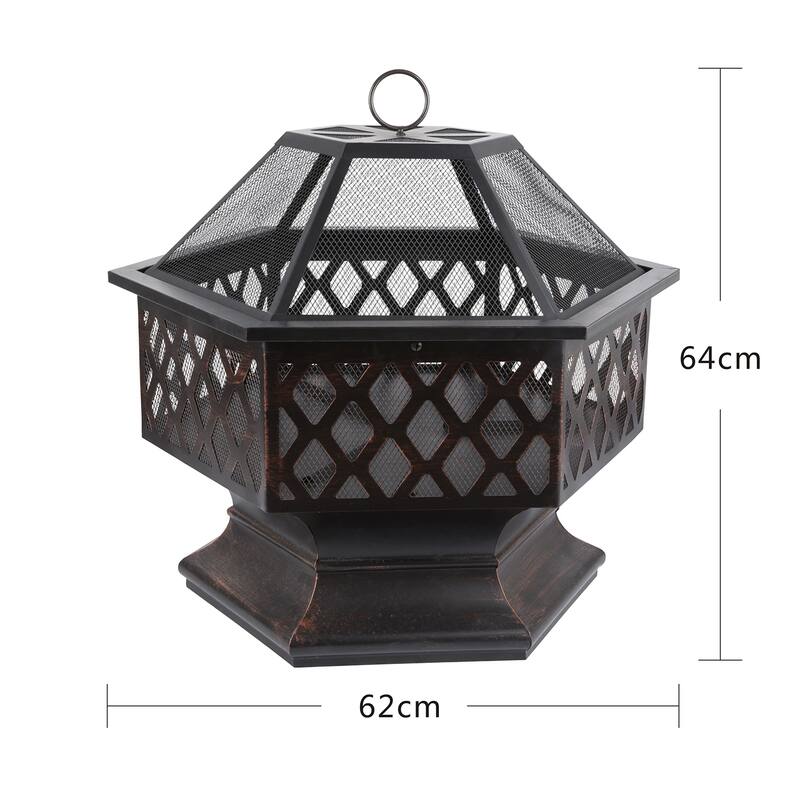 Iron Fire Pit Outdoor