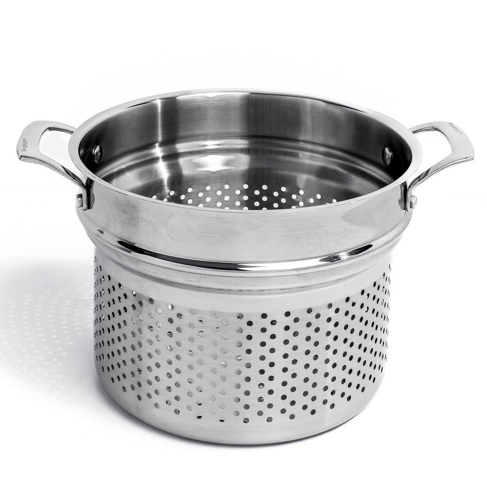 42Qt Stainless Steel Stock Pot with Steamer Basket - On Sale - Bed Bath &  Beyond - 29748420