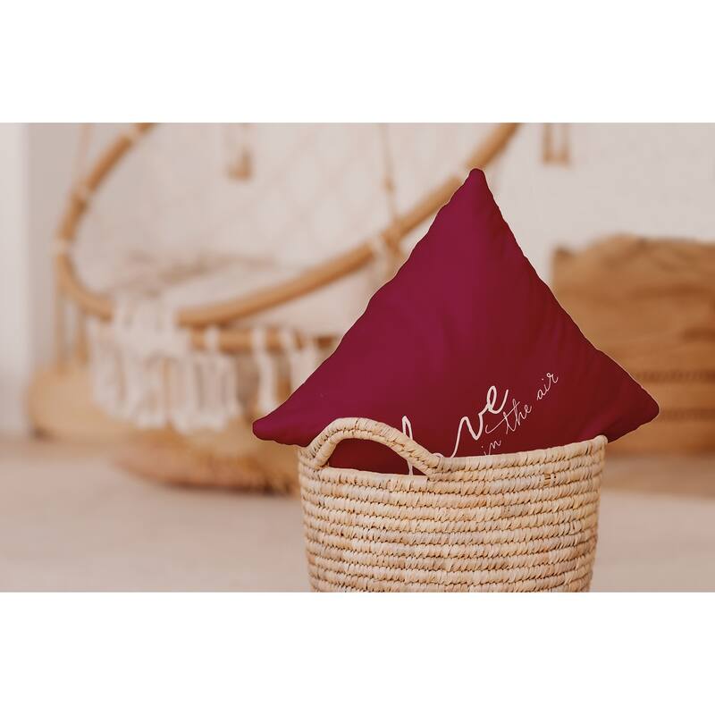 Love in the Air Valentine's Day Decorative Indoor Pillow