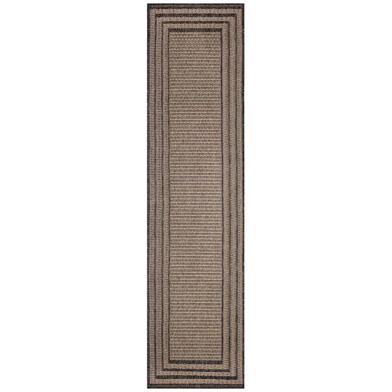 Liora Manne Monaco Striped Border Indoor/Outdoor Area Rug