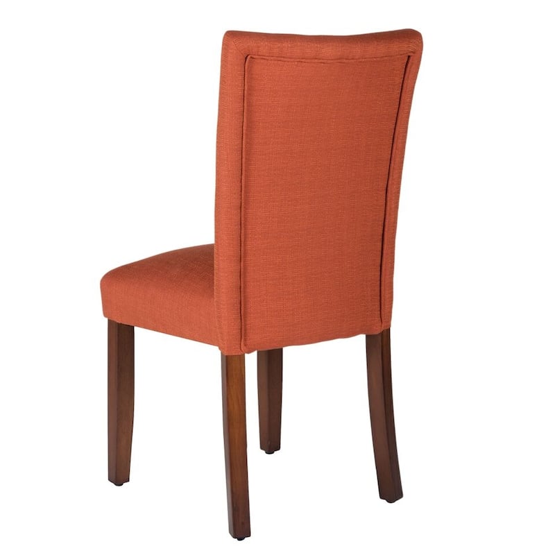 HomePop Parson Dining Chair - Textured Solid Everly Cayenne - Single