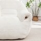 preview thumbnail 25 of 44, Comfy Bean Bag Sofa With Back Support, Faux Fur Bean Bag Chair For Adults And Kids