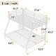 preview thumbnail 6 of 4, Twin over Full Size Metal Bunk Bed, No Box Spring Needed