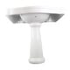 preview thumbnail 17 of 15, Darbyshire White Pedestal Sink with 8" Widespread Faucet Holes and Overflow (Set of 2)