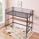 preview thumbnail 14 of 18, Javlergo Twin Bunk Bed with Desk Reversible Ladder Space Saving Twin loft Bed with Stairs and Full Length guardrail
