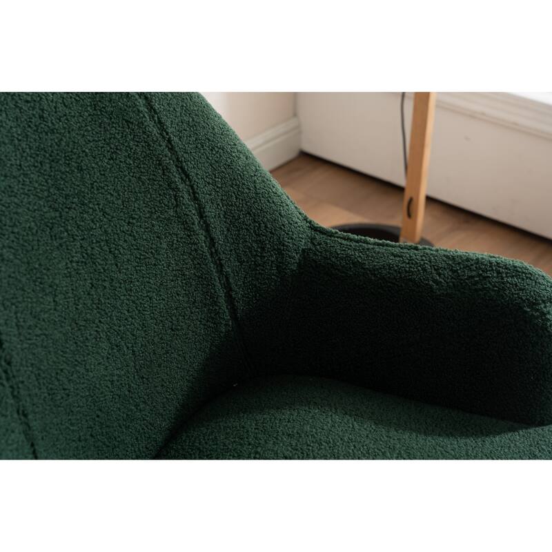 Modern Fabric Ergonomics Accent Chair With Gold Legs Bed Bath