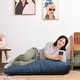 preview thumbnail 25 of 23, Jaxx 3.5-foot Chenille Floor Pillow Bean Bag Lounger