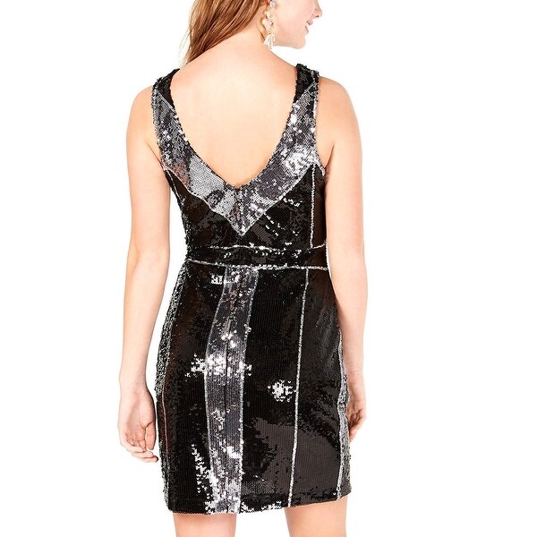 b darlin black sequin dress