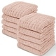 preview thumbnail 129 of 134, Baby Washcloths Muslin Cotton, Large 10"x10" by Comfy Cubs Pack of 10 - Blush