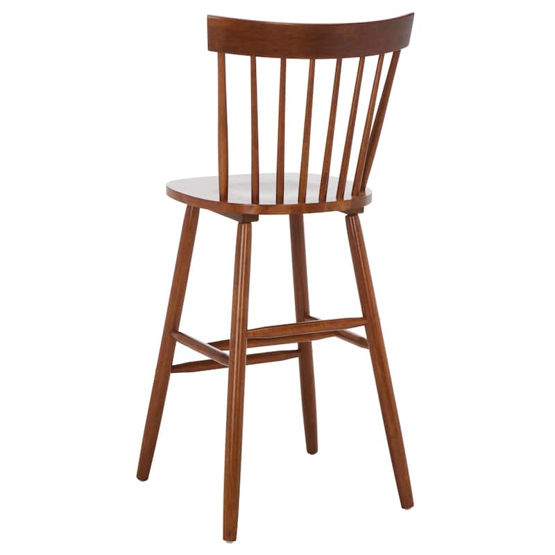 SAFAVIEH Belva 30-inch Spindle Farmhouse Bar Stool (Set of 2) - 20" W x 21" D x 44" H - 20"W x 21"D x 44"H