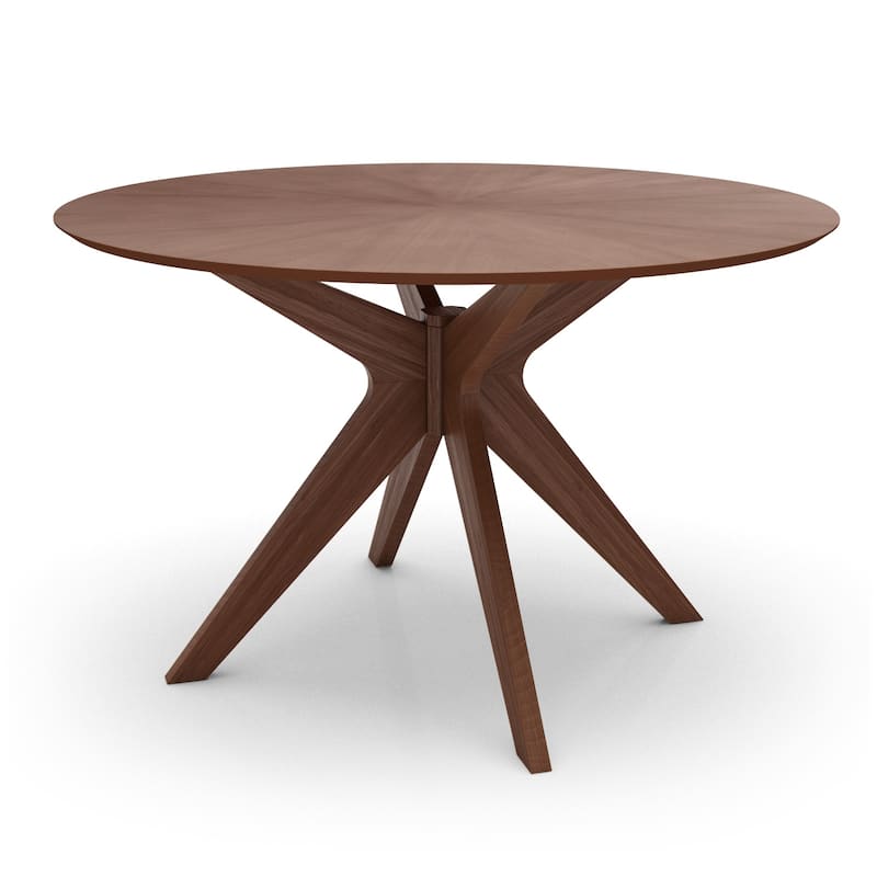 Brockton Round Dining Table - Walnut
