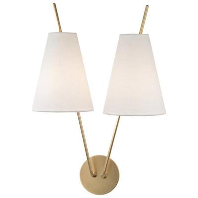 Hudson Valley Lighting Milan 2 Light 21" Tall Wall Sconce