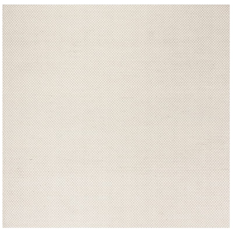 SAFAVIEH Handmade Natura Refiqe Wool Rug - 6' Square - Ivory - Square