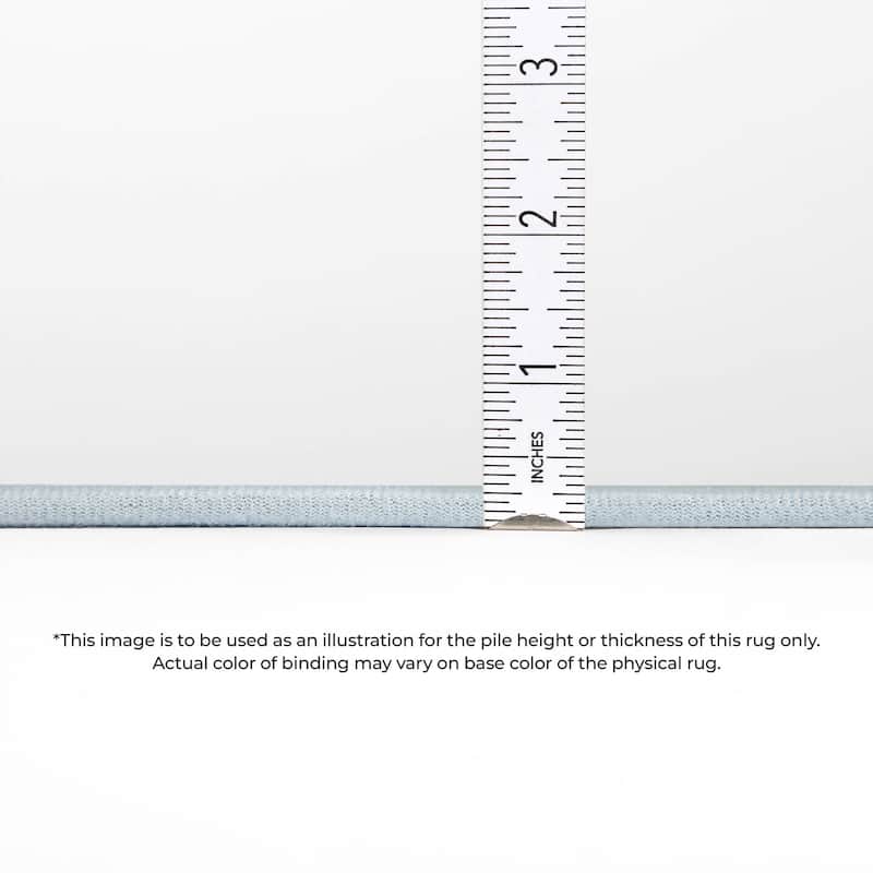 Machine Washable Indoor/ Outdoor Modern Ailey Chantille Rug