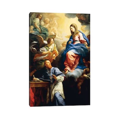 iCanvas "Virgin with Child appearing to St. Francis de Sales, 1691" by Carlo Maratta Canvas Print
