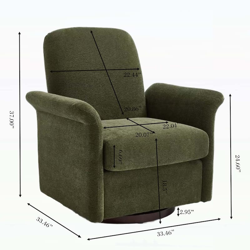 Modern Barrel Armchair with Wood Base for Comfortable Reading and Living Room Elegance
