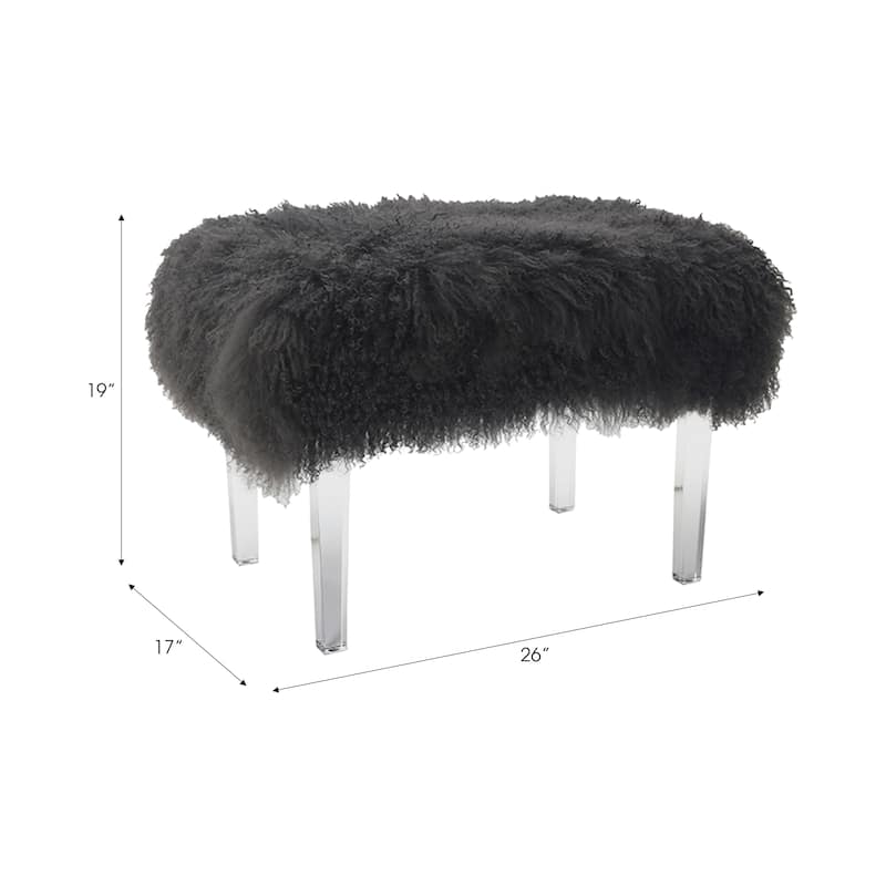 Accent Bench for Bedroom, Living Room, and Dressing Room Seating - 26.0"