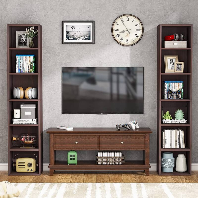 70.9 Inches 6-tier Tall Narrow Bookshelf Bookcase for Home Office