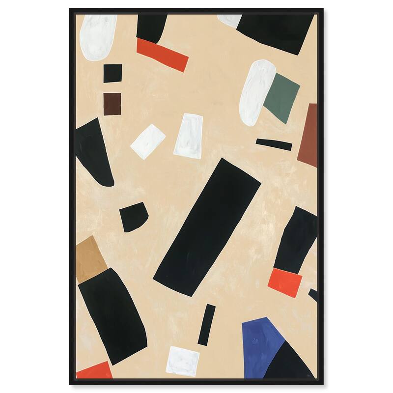 Mindscape Mosaic I Canvas by Art Remedy - Black - 24" x 36"