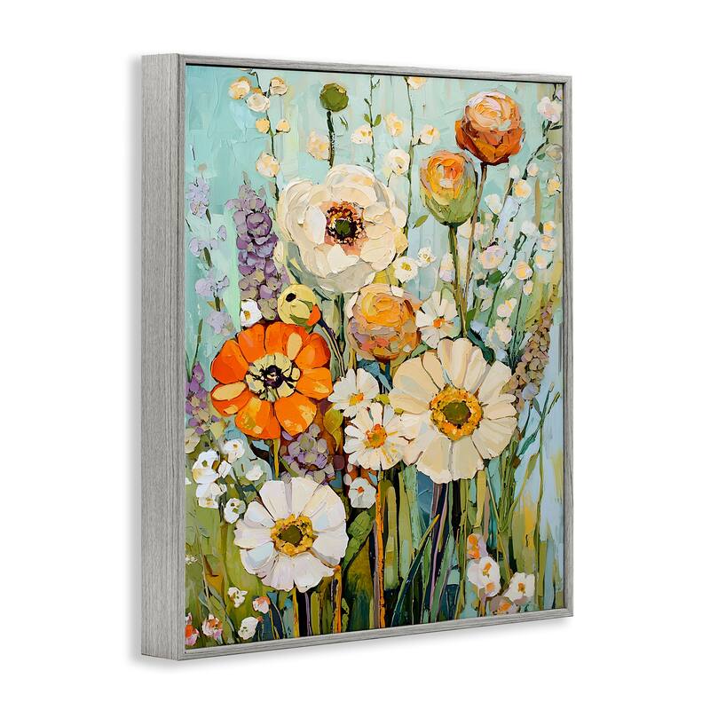 Stupell Woodland Inspiration Florals Framed Giclee Art Design By Franklyn Gregory