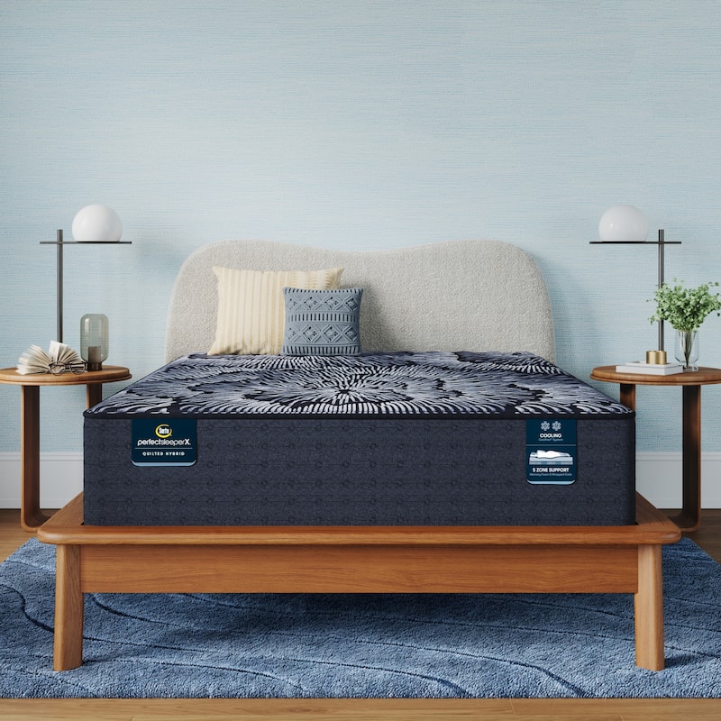 Serta Perfect Sleeper X Excelled 13.75" Hybrid Extra Firm Mattress Set