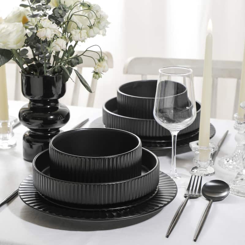Christian Siriano Lusso Stoneware Dinnerware Set