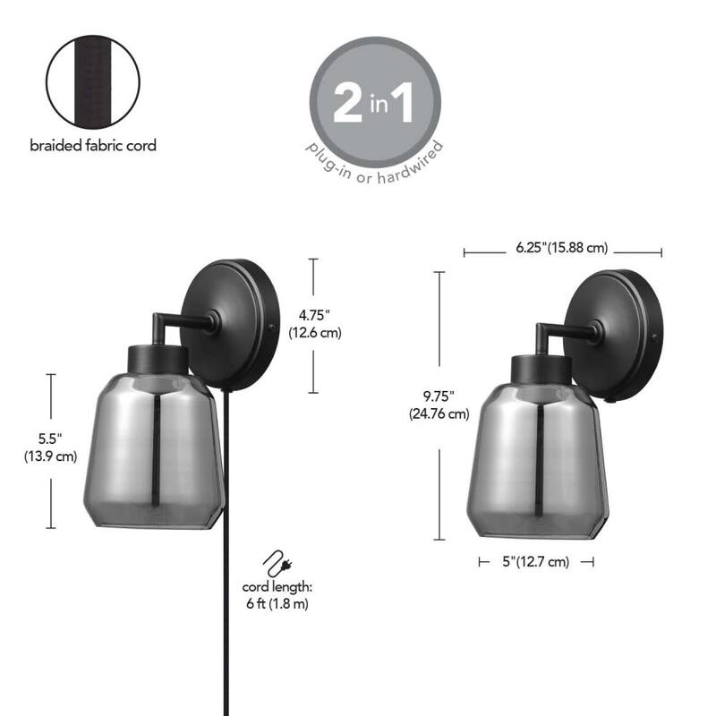 Globe Electric Salma 10" Tall Wall Sconce