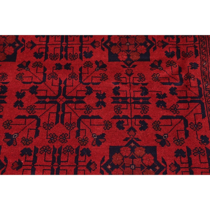 Southwestern Biljik Khal Mohammadi Elaina Red/Black Rug - 8'4'' x 11'1''