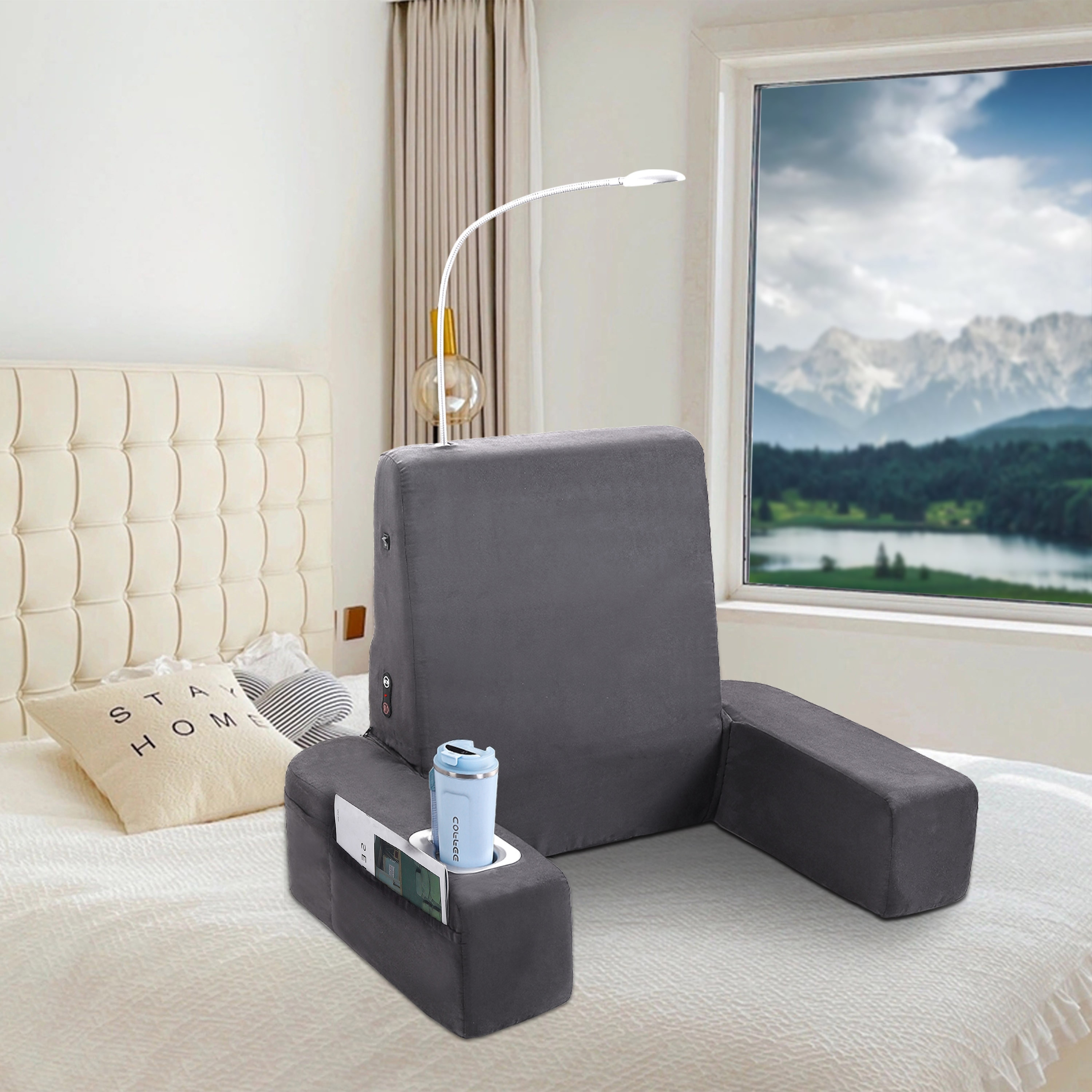 bed with vibration massage VibraSonic Tech Bed with Adjustable Base (Bundle) main image 0