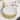 Ruvati 14 inch Bathroom Vessel Sink Round Gold Decorative Art Above Vanity Counter White Ceramic - RVB0314WG