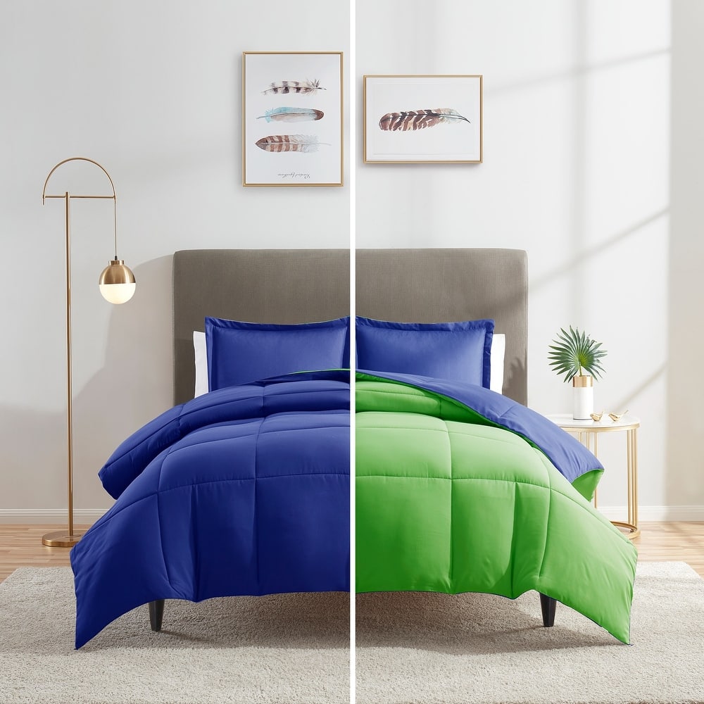 Nestl All Season Down Alternative Reversible Comforter Set