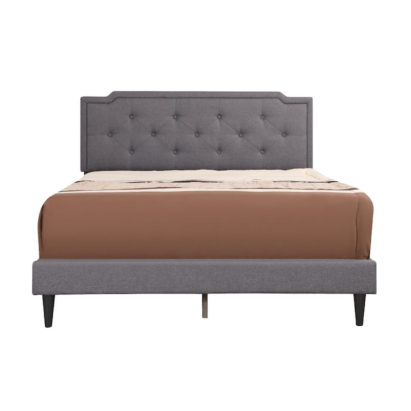Adjustable Queen Panel Bed - 85" - Gray