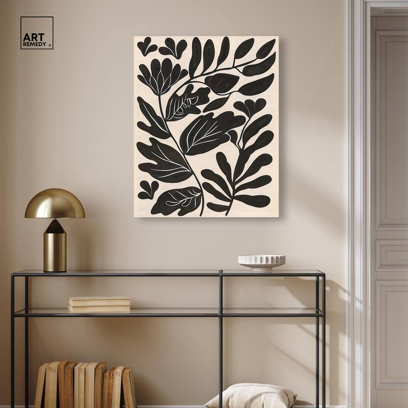 Ebony Eden Essence I Canvas by Art Remedy, Gallery Wrapped