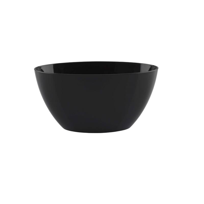 Sm. Plastic Barca Planter Black- A - A