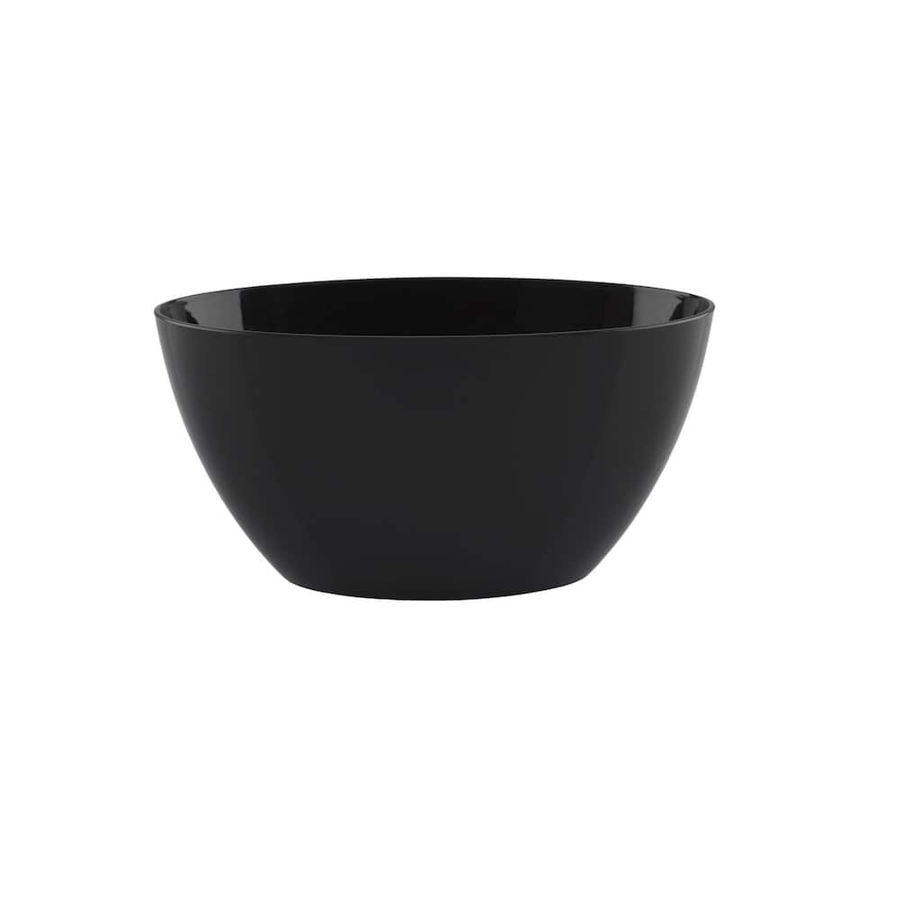 Sm. Plastic Barca Planter Black- A - A