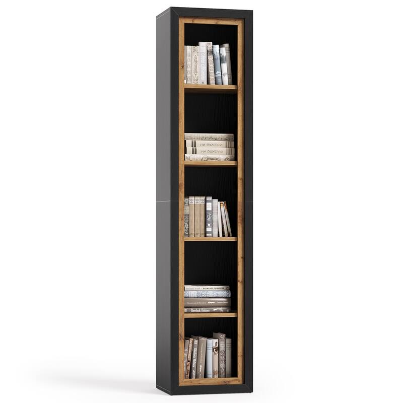 70.9" Bookcase with Open Cubes, Extra Tall Bookshelf, Freestanding Storage Shelf for Living Room, Bedroom, Study