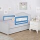 preview thumbnail 15 of 18, Dream On Me Lilibet Mesh Safety Bed Rail in Blue for Twin
