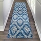 preview thumbnail 21 of 89, Nourison Tranquil French Country Floral Damask Area Rug 2'3" x 7'3" Runner - Navy/Multi - Runner/Rectangle