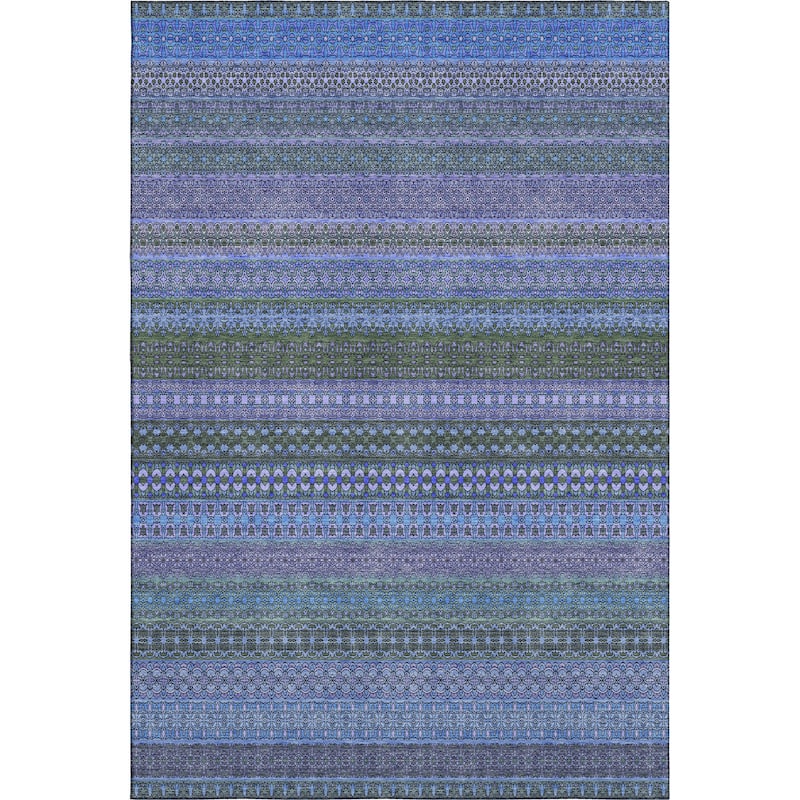 Premium Washable Super Soft Boho Stripes Mayfield Rug