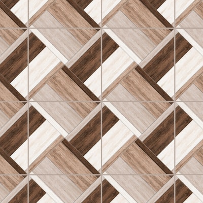 Merola Tile Austina Natural 17-3/4" x 17-3/4" Ceramic Floor and Wall Tile