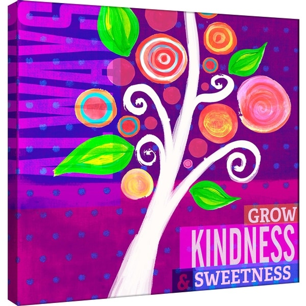 PTM Images 9-100991 PTM Canvas Collection 12" x 12" - "Dream Every Day - Kindness" Giclee Always Grow Art Print on Canvas