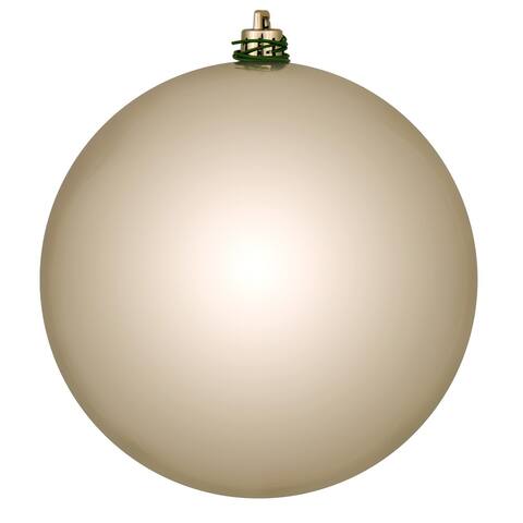 Vickerman 8" Oat Shiny Ball Ornament