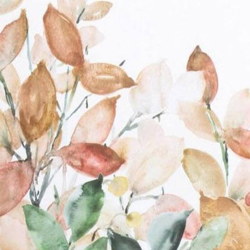 HomeRoots Set Of Two Autumn Leaves Brown Framed Wall Art