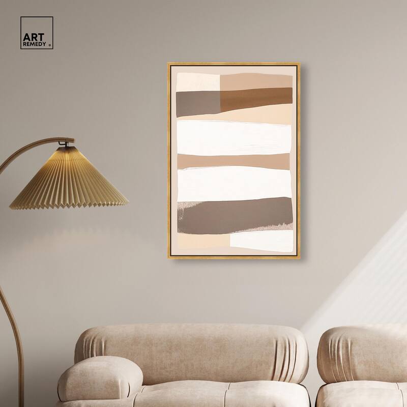 Linear Landscape I Canvas by Art Remedy