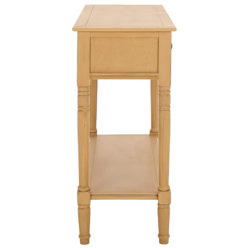 SAFAVIEH Camilla Grey 2-Drawer Console Table - 35.8" x 13.8" x 29.5" - 36"W x 14"D x 30"H