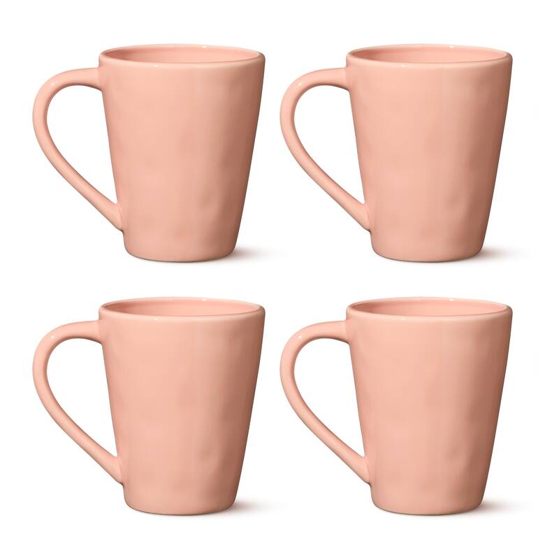 Certified International Desert Rose 18 oz. Mugs,Set of 4 - 5.5"W x 4"D x 5"H