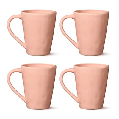 Certified International Desert Rose 18 oz. Mugs,Set of 4 - 5.5"W x 4"D x 5"H