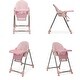 preview thumbnail 8 of 18, Baby Toddler Adjustable Highchair with Feeding Tray and Safety Buckle