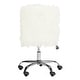 preview thumbnail 4 of 7, SAFAVIEH Whitney Faux Sheepskin Adjustable Office Chair - 26.4" x 26" x 31.1"